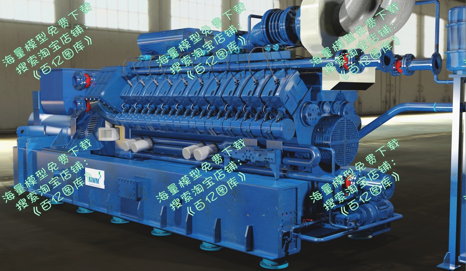 工业用发电机-v20-2mw